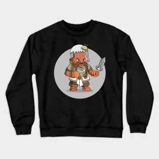 Relic Hunters - Red Dwarf with Brown Clothes Crewneck Sweatshirt